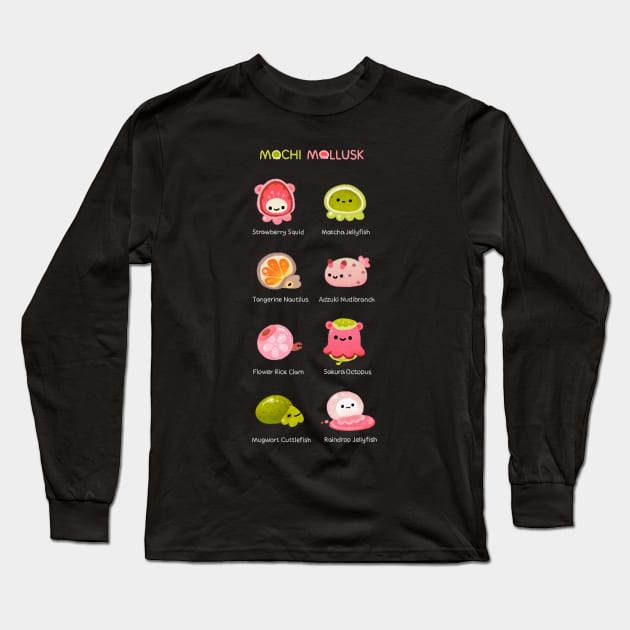 Mochi Mollusk Long Sleeve T-Shirt by pikaole